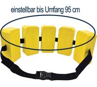 BECO the world of aquasports Ceinture de natation BECO-SEALIFE® avec 5 blocs modulables jaune One Size