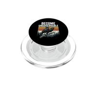Become Ungovernable Crow Raven Retro Dark Humour Sarcastique PopSockets PopGrip pour MagSafe