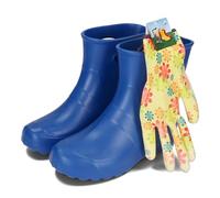 BeComfy Bottes de Pluie Bottines de Jardin EVA Unisex Femmes Hommes 36-47 EU (Bleu, Système Taille Chaussures EU, Adulte, Numérique, Moyen, 38)