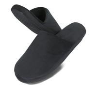 BeComfy Chaussons très doux pour Femmes et Hommes Memory Foam 36-45 EU (Noir, Système Taille Chaussures EU, Adulte, Numérique (intervalle), Moyen, 36, 37)