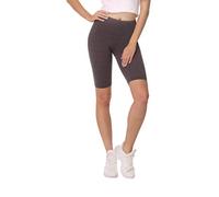 BeComfy Dames Cuissard Leggings Courts Coton Shorts de Sport Longueur du Genou Opaque Rouge Noir Bleu Gris Graphite Blanc 36-56 (4XL, Graphite)