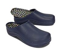 BeComfy Femmes Hommes EVA Sabots Confortables Chaussures de Jardin Ultra-Légères 35-46 EU (Bleu Marine, Système Taille Chaussures EU, Adulte, Numérique, Moyen, 38)
