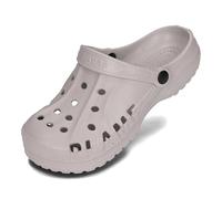 BeComfy Femmes Hommes Très léger Été Sabots en Mousse EVA Chaussures de Jardin 36-46 EU (Gris, Système Taille Chaussures EU, Adulte, Numérique, Moyen, 41)