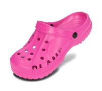 BeComfy Femmes Hommes Très léger Été Sabots en Mousse EVA Chaussures de Jardin 36-46 EU (Rose, Système Taille Chaussures EU, Adulte, Numérique, Moyen, 41)