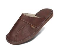 BeComfy pour des Hommes Chaussures en Veritable Cuir Resistance de Materiaux Coloris Disponibles Noir Marron Gris 40-46 Modèle FM81 (Marron 2, Numeric_42)