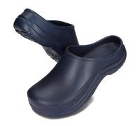 BeComfy Sabots de Jardin légers Femmes Hommes Sabots en Caoutchouc EVA Chaussures de Jardin Confortables été G. 36-46 EU (Bleu Marine, Système Taille Chaussures EU, Adulte, Numérique, Moyen, 36)