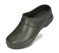 BeComfy Sabots de Jardinage Hommes Femmes Unisex EVA Sabots Mules de Jardin Imperméables Très Légers 36-47 EU (Vert foncé, Système Taille Chaussures EU, Adulte, Numérique, Moyen, 43)