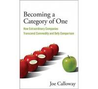 Becoming a Category of One by Joe Calloway Paperback Book Joe Calloway (Auteur)