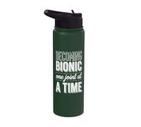 Becoming Bionic - Chirurgie de l'articulation de la hanche et du genou - Remplacement de Stainless Steel Insulated Water Bottle