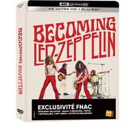 Becoming Led Zeppelin Édition Collector Limitée Exclusivité Fnac SteelBook® Blu-ray 4K Ultra HD