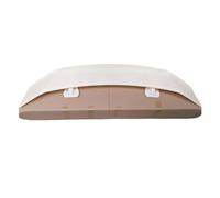 Becquet Aileron Arrière Pour Plupart Des Véhicules Berline Coupé 135CM Rouge Aspect Fiber Carbone Utilisation Universelle Couvercle Coffre Arrière Ailes Becquet Voiture Aileron Arrière Voiture(Unpaint