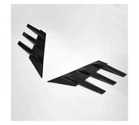 Becquet Aileron Lame Becquet Latéral Pare-Brise Arrière pour BYD pour Seal U Pilier C Décoratif Extérieur Aile Arrière 2023 2024(Glossy Black)