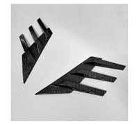 Becquet Aileron Lame Becquet Latéral Pare-Brise Arrière pour BYD pour Seal U Pilier C Décoratif Extérieur Aile Arrière 2023 2024(Carbon Paint)