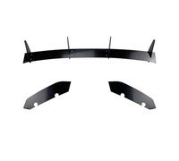 Becquet Aileron Lame pour Seat pour Leon 3 MK3 Hatchback 2013-2016 Noir 4 Ailettes Pare-Chocs Arrière Lèvre Corps Kits Diffuseur Spoiler Séparateur Protecteur Voiture Style