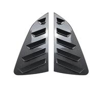 Becquet Aileron Lame pour VW pour Polo MK6 GTI TGI TSI MPI 2017-2023 Garniture Couvercle Volet Lunette Arrière Voiture Triangle Arrière Pare-Soleil Spoiler Bodykits(Carbon Look)