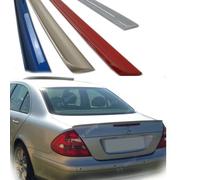 Becquet arrière, Becquet, Spoiler compatible avec Mercedes W211, flexible, léger, résistant au lavage en self-service, nombreuses couleurs disponibles (Iridium argent métallisé (CC 775))