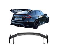 Becquet arrière en carbone sec Compatible avec Honda Civic FL5 Type R, Kit de carrosserie d'aile arrière de Style AD