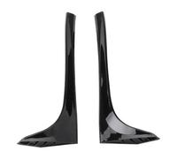 Becquet Arrière Lot 2 Ailerons Latéraux Lunette Arrière ABS Noir Brillant pour VW pour Golf 7/7.5 MK7 2014-2018 Inclus Ailerons Coffre Latéraux, Canards Splitters. Aileron Voiture(Bright Black)