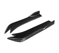 Becquet Arrière Pare-Chocs Arrière Jupes Latérales Aileron Coffre Diffuseur Aileron Canard Profilé d'angle pour Benz W204 C63 2007-2014 Aile Arrière Voiture(Aspect Fibre de Carbone)