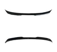 Becquet Arrière pour BMW Série 5 G30 F90 M5 2017 Aileron Arrière ABS Noir Mat Brillant Aspect Carbone Lèvre D'aile Arrière Style Pro(Glossy Black)
