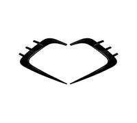 Becquet Arrière pour Ford Fiesta MK8 .5 2018+ St Line Pièces Extérieures Générales GarnitureDePare-Chocs Arrière Becquet Autocollants Fender Wind Knife Aileron Voiture