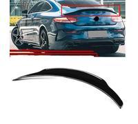 Becquet Arrière pour Mercedes Benz W205 C205 Coupe C200 C300 C63 2017 2018 2019-2021, Becquet en Matériau ABS Aileron Arrière de Voiture Becquet de Toit Lèvre D'aile Arrière Réglage de Voiture