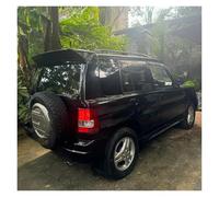 Becquet arrière pour Mitsubishi pour Pajero IO 1996 1997 1998 1999 2000 2001 2002 2003 2004 Becquet De Toit Arrière, Ailes Couvercle Coffre Wing Arrière(Black)