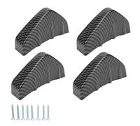 Becquet arrière universel en fibre de carbone, aileron de requin, diffuseur de pare-chocs inférieur