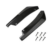 Becquet Arrière Voiture Lot De 2 Diffuseurs Universels pour Pare-Choc Arrière, en Fibre De Carbone Noire, Protection Contre Les Rayures Aile Queue(Le Noir)