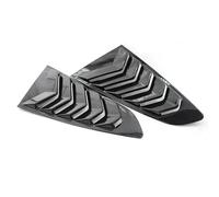 Becquet Arrière Voiture Pour Ford Pour Mustang 2015-2020 Voiture Arrière Persienne Fenêtre Côté Volet Couverture Garniture Autocollant Évent Scoop Accessoires Voiture Queue Aile(Look de carbone)