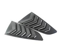 VREFOEAX Becquet Arrière Voiture pour Ford pour Mustang 2015-2020 Voiture Arrière Persienne Fenêtre Côté Volet Couverture Garniture Autocollant Évent Scoop Accessoires Voiture Queue Aile(Matte Black)