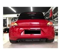 Becquet Arrière Voiture pour VW pour Scirocco Diffuseur De Pare-Chocs Arrière, Aileron, Séparateurs Latéraux, Kit Carrosserie, Protection Aile Queue(Model 3 for 2008-2013)