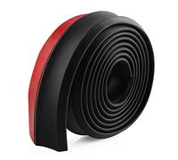 Becquet avant 2,5 m - Lèvre de spoiler universel - Protection de voiture à coller - Bande en caoutchouc autocollante - Pour pare-chocs avant - Pour voiture, camion, SUV
