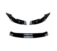 Becquet Avant Lame De Pare-Choc Avant pour M3 G80 pour M4 G82 2021-2025 Séparateur Inférieur Plaque Protection LèVre Pare-Chocs(Noir Brillant)