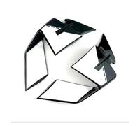 Becquet Avant Moto pour BMW S1000RR M1000RR S 1000RR 2019 2020 2021 2022 ABS Fibre Carbone Pare-Brise Aile Carénage Spoiler Avant Ailettes(23-24 Black-White)