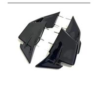 Becquet Avant Moto pour BMW S1000RR M1000RR S 1000RR 2019 2020 2021 2022 ABS Fibre Carbone Pare-Brise Aile Carénage Spoiler Avant Ailettes(19-22 Glossy Black)