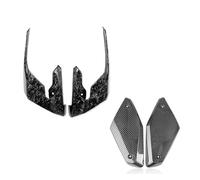 Becquet Avant Moto pour CB 650R CBR650R CB650R 2018 2019 2020 2021 2022 2023 Cadre Panneau Latéral Couvercle Carénage Ailettes Aileron Garniture(Glossy Forged-Carbon)