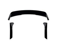 Becquet Coffre Toit Arrière Ailes Queue Voiture Latéral Fenêtre À Vent Fixe pour Seat pour Leon 5F FR MK3 5 Portes 2013 - 2019 Aileron Arrière(Noir Brillant)