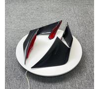 Becquet D'aile Fixe Moto, Panneau Latéral Aileron Aérodynamique Carénage D'aileron Pour Y&amaha Pour YZF-R3 2019 - 2022(Carbon paint plastic)