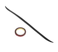 Becquet de Coffre, Becquet de Coffre Arrière de Voiture en Caoutchouc Noir Brillant 120x4cm 47.2x1.6in Universel avec Adhésif Double Face Becquet de Lèvre de Coffre Universel