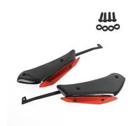 Becquet De Force Latéral De Moto Aileron Avant Carénage Aérodynamique À Aile Fixe Pour RSV4 RF RR 2015 - 2020 Accessoires moto(Carbon Look-red)