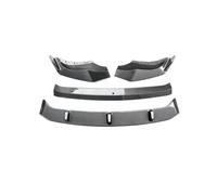 Becquet de Lèvre Avant pour BMW X5 G05 Sport 2019-2023 lèvre Avant Pare-Chocs diffuseur becquet lèvre Brillant Noir Aspect Fiber de Carbone 4 pièces Spoiler Avant Voiture(Couleur:Carbon Fiber Look)