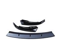 Becquet de lèvre de pare-chocs avant Becquet de lèvre pare-choc pour avant pour Tesla, pour modèle 3 2023 et Y 2024, nouveau corps en PP noir carbone(Model Y Bright Black)