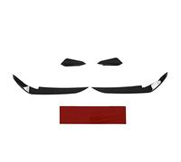 Becquet de Pare-Choc Avant en ABS de Haute qualité, aileron de Corps d'aile de Canards, Ajustement Parfait pour MK7.5 R 2017 2020, Ensemble de 4 pièces (Noir Brillant)