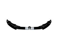 Becquet De Pare-Choc Avant pour BMW X6 G06 LCI Modèle 2023 À 2027 Diffuseur Décoration Extérieure en ABS Noir Brillant Becquets Avant(Glassy Black)