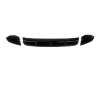 Becquet De Pare-Chocs Avant Brillant Noir/Aspect Fibre De Carbone Plaque De Protection Inférieure pour BMW X3M F97 X4M F98 2019-2022 Becquets Avant(Glossly Black)
