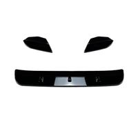 Becquet De Pare-Chocs Avant Plaque De Protection Inférieure pour BMW pour X3M X4M F97 F98 2019-2021 Pré-Lifting Becquets Avant(Noir Brillant)
