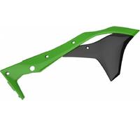 Becquet de radiateur latéral POLISPORT couleur d'origine 17 vert/noir adaptable sur Kawasaki KX250F