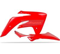 Becquet de radiateur latéral rouge POLISPORT adaptable sur Honda CRF110F