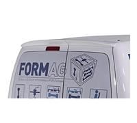 Becquet de toit compatible avec Volkswagen Caddy 2004-2015 & 2015-2020 (avec 2 portes arrières) (PUR-IHS), bleu